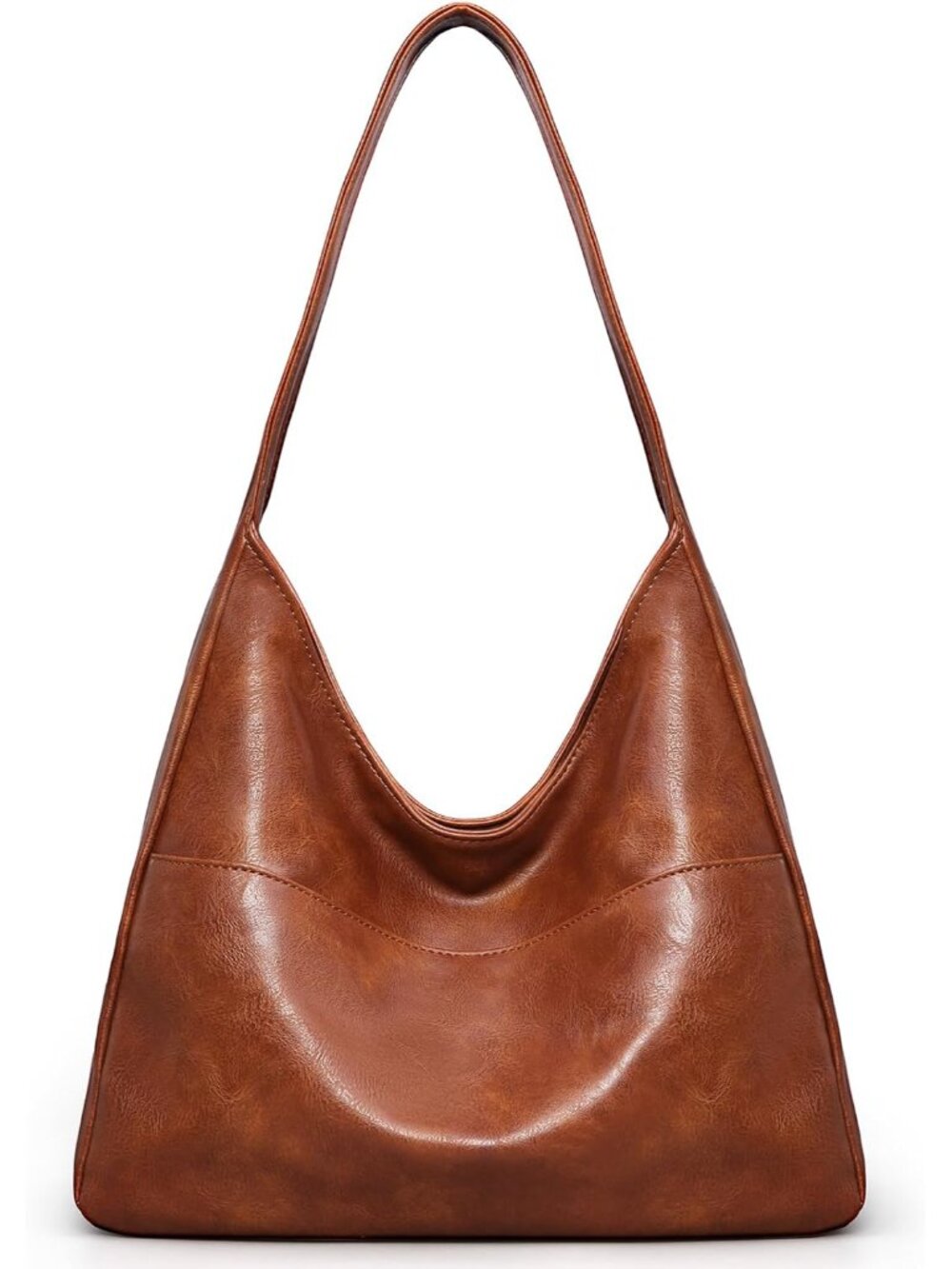 Hobo Bags for Women Leather Shoulder Bag Slouchy Purse Daily Use